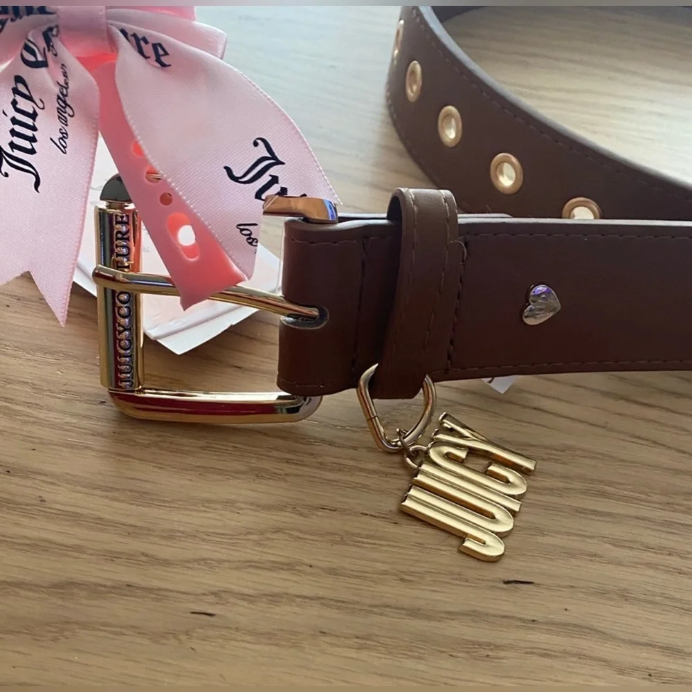 NWT🤩Juicy Couture Tan Sizes S-XL Belt for Women